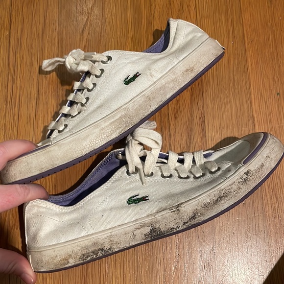 White Lacoste logo sneaker - Picture 5 of 6